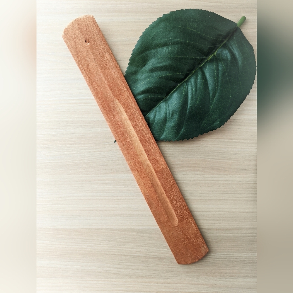 7/$27 Wood incense holder